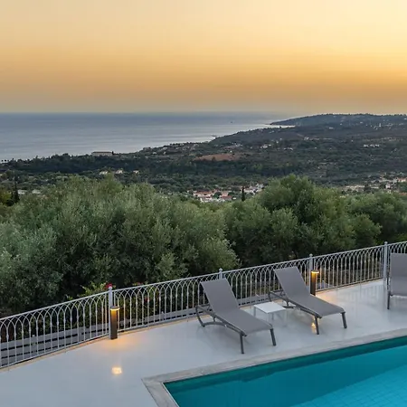 Вилла Rabia - Elegant Sea-view Retreat In Mousata, Kefalonia *