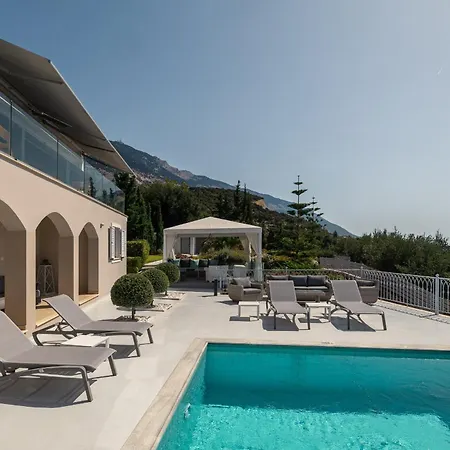 Rabia - Elegant Sea-view Retreat In Mousata, Kefalonia Villa Muszáta