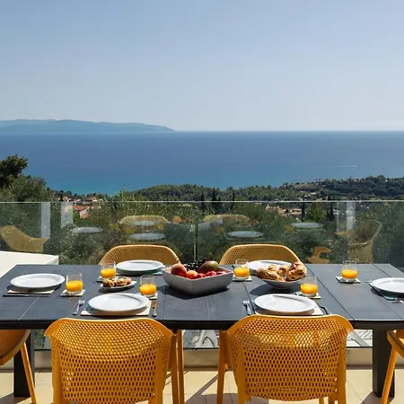 Rabia - Elegant Sea-view Retreat In Mousata, Kefalonia Villa