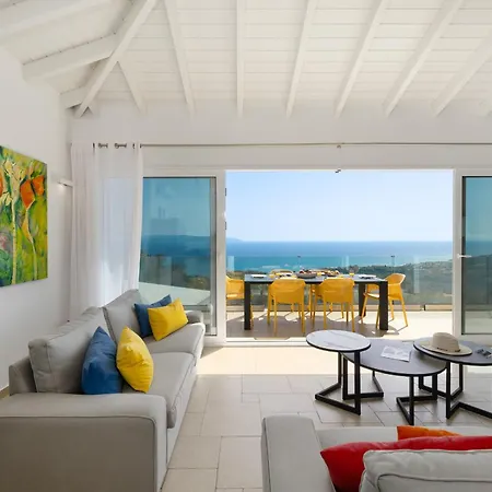 Villa Rabia - Elegant Sea-view Retreat In Mousata, Kefalonia *